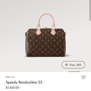Louis Vuitton speedy 25 bag